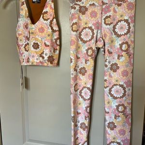 Beach Riot x Anthropologie workout set